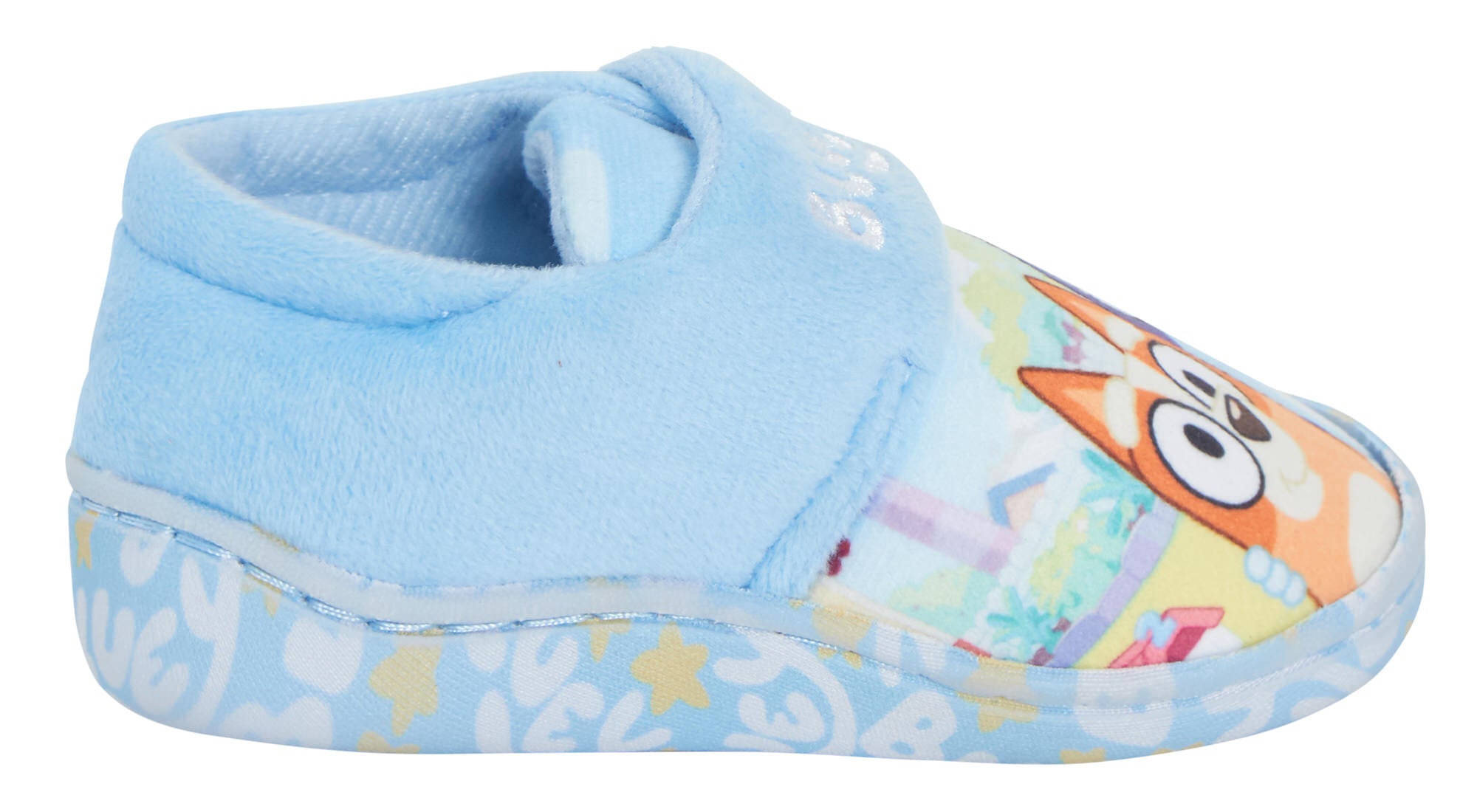 Infants Bluey Slippers Toddlers Easy Fasten Shoes Booties Indoor House Shoes