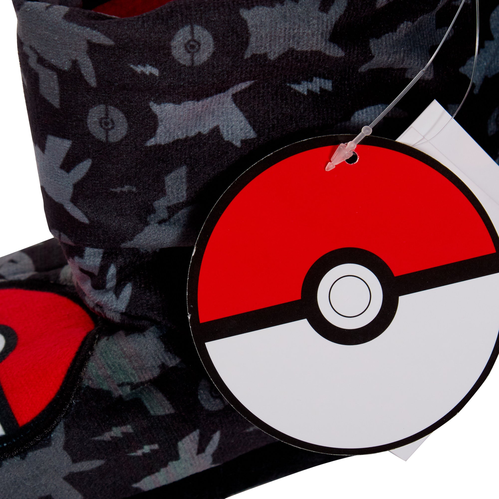 Pokemon Slipper Boots Kids Slippers Slouch Pokeball Gamer Fleece Slipper Socks