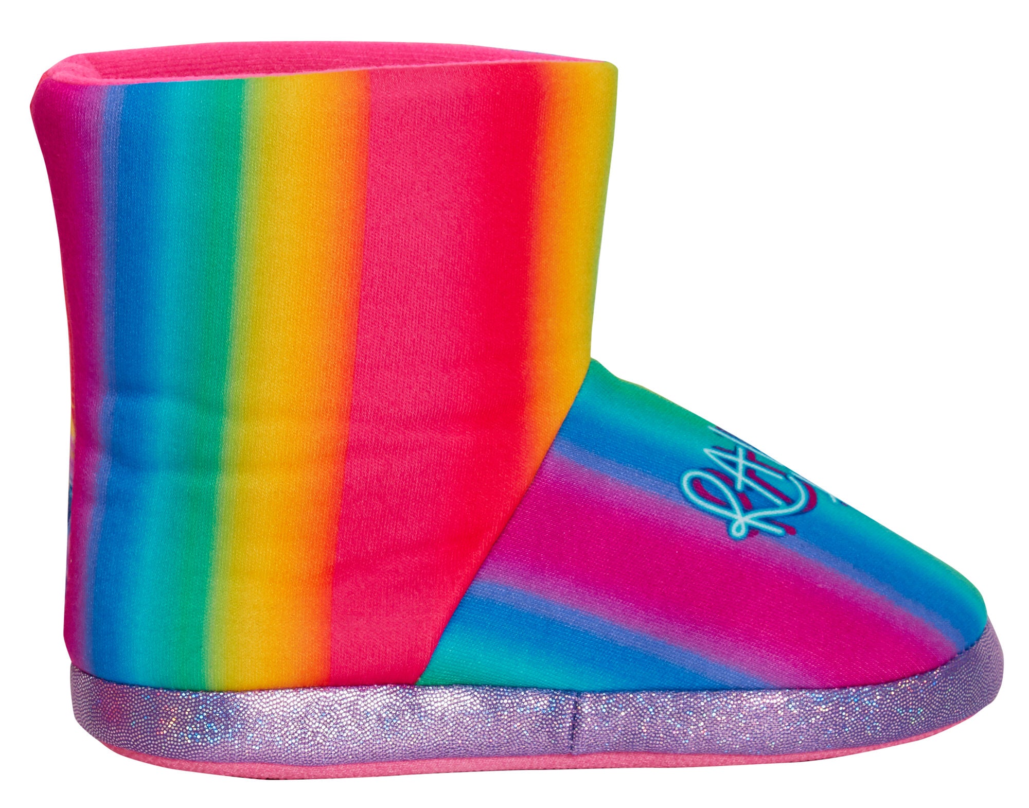 Girls Rainbow High Slipper Boots For Kids Slippers Fleece Booties House Shoes