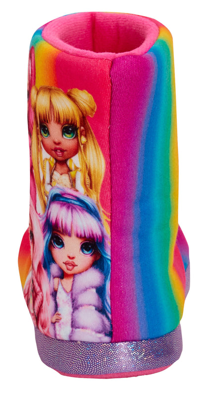 Girls Rainbow High Slipper Boots For Kids Slippers Fleece Booties House Shoes