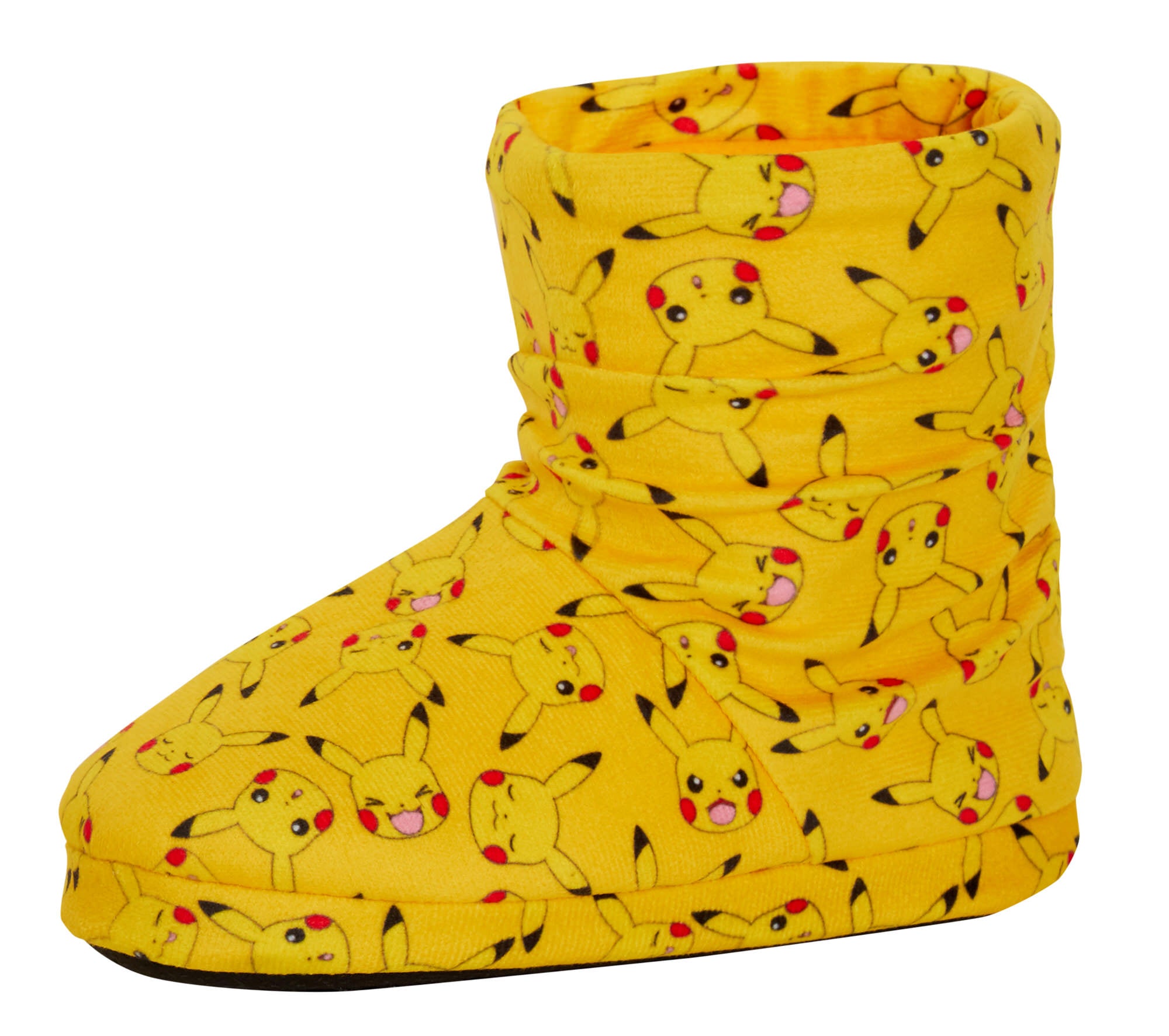 Pokemon Pikachu Slipper Boots Kids Slippers Slouch Gamer Fleece Slippers Socks