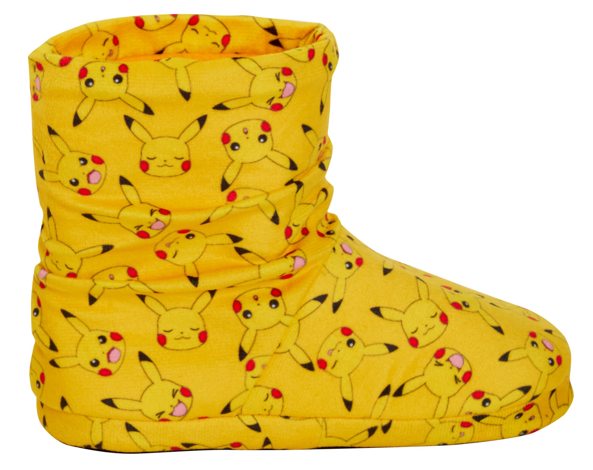 Pokemon Pikachu Slipper Boots Kids Slippers Slouch Gamer Fleece Slippers Socks