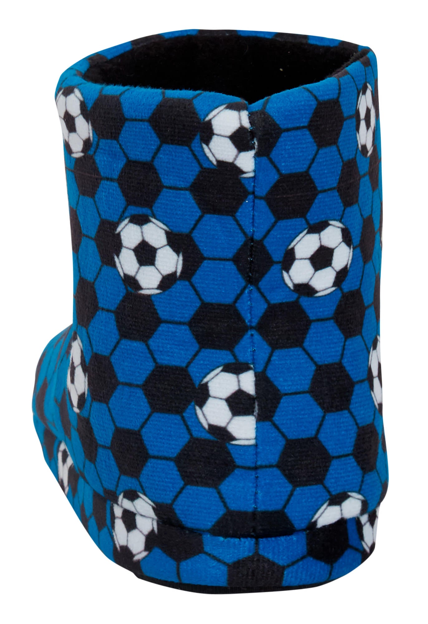 Kids Football Slipper Boots Boys Girls Fleece Lined Slippers House Shoe Booties