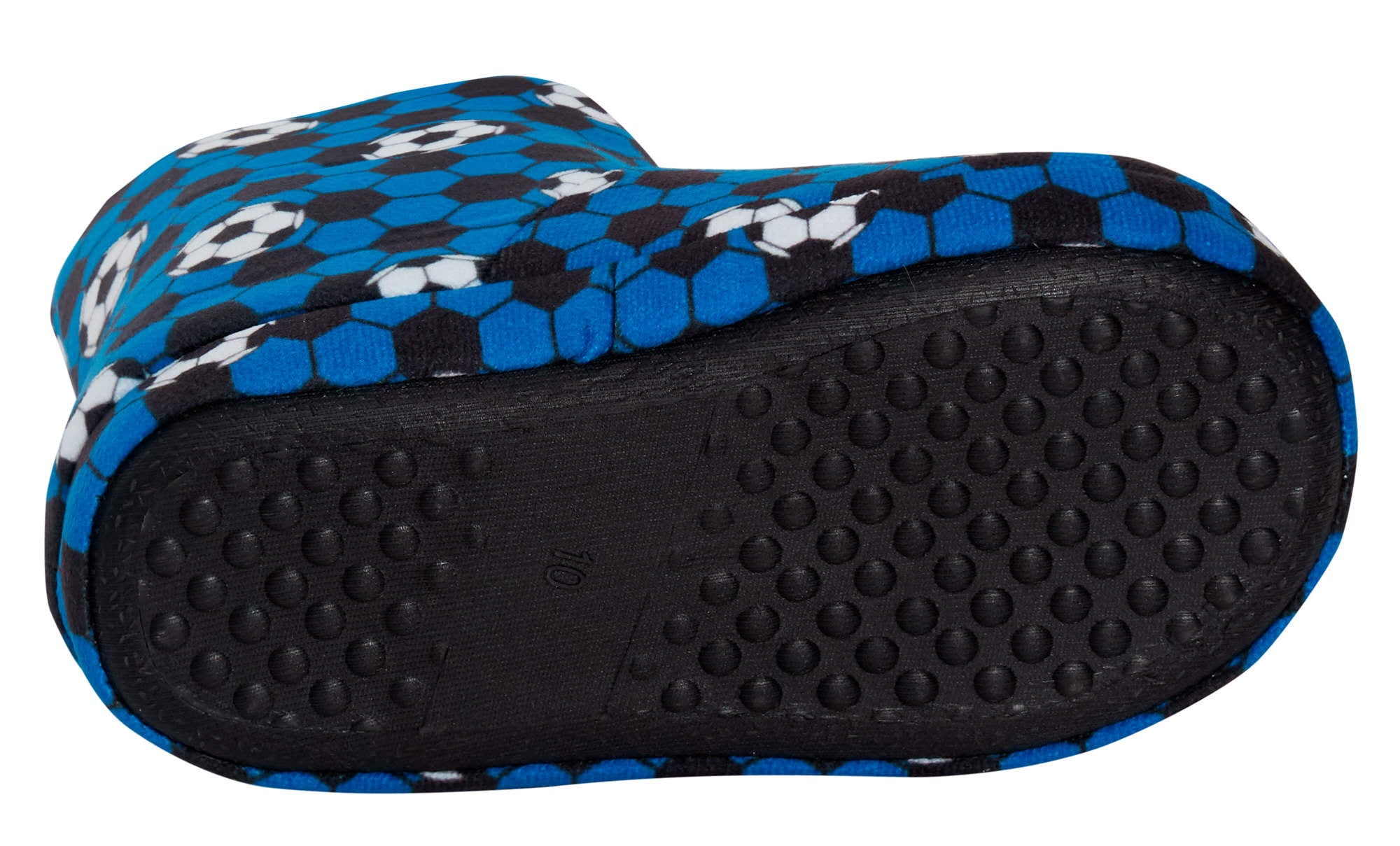 Kids Football Slipper Boots Boys Girls Fleece Lined Slippers House Shoe Booties