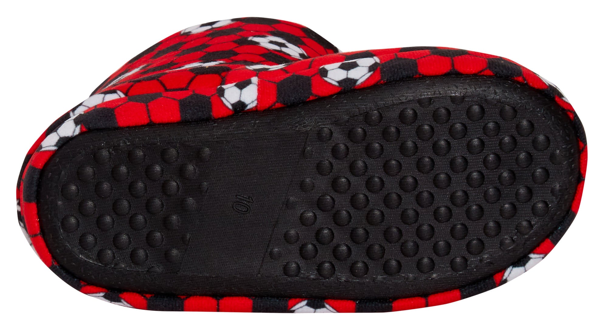 Kids Football Slipper Boots Boys Girls Fleece Lined Slippers House Shoe Booties