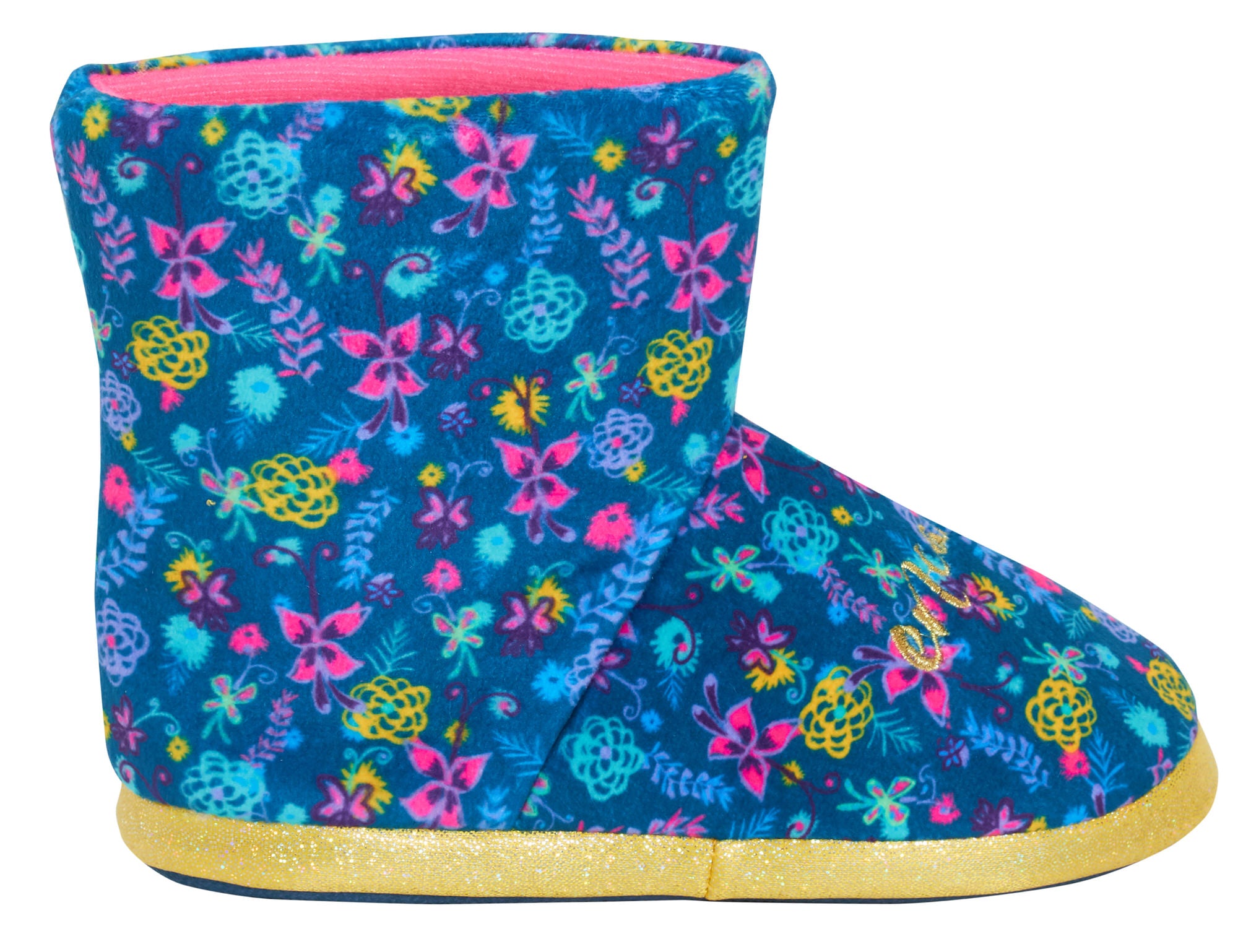 Girls Disney Encanto Slipper Boots Mirabel Slippers Madrigal Warm Fleece Booties