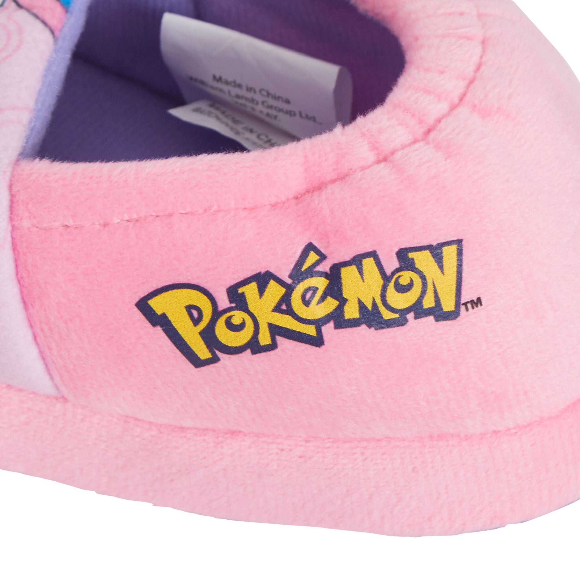 Girls Pokemon Slippers For Kids Pikachu Eevee Slip On House Shoes Fleece Mules