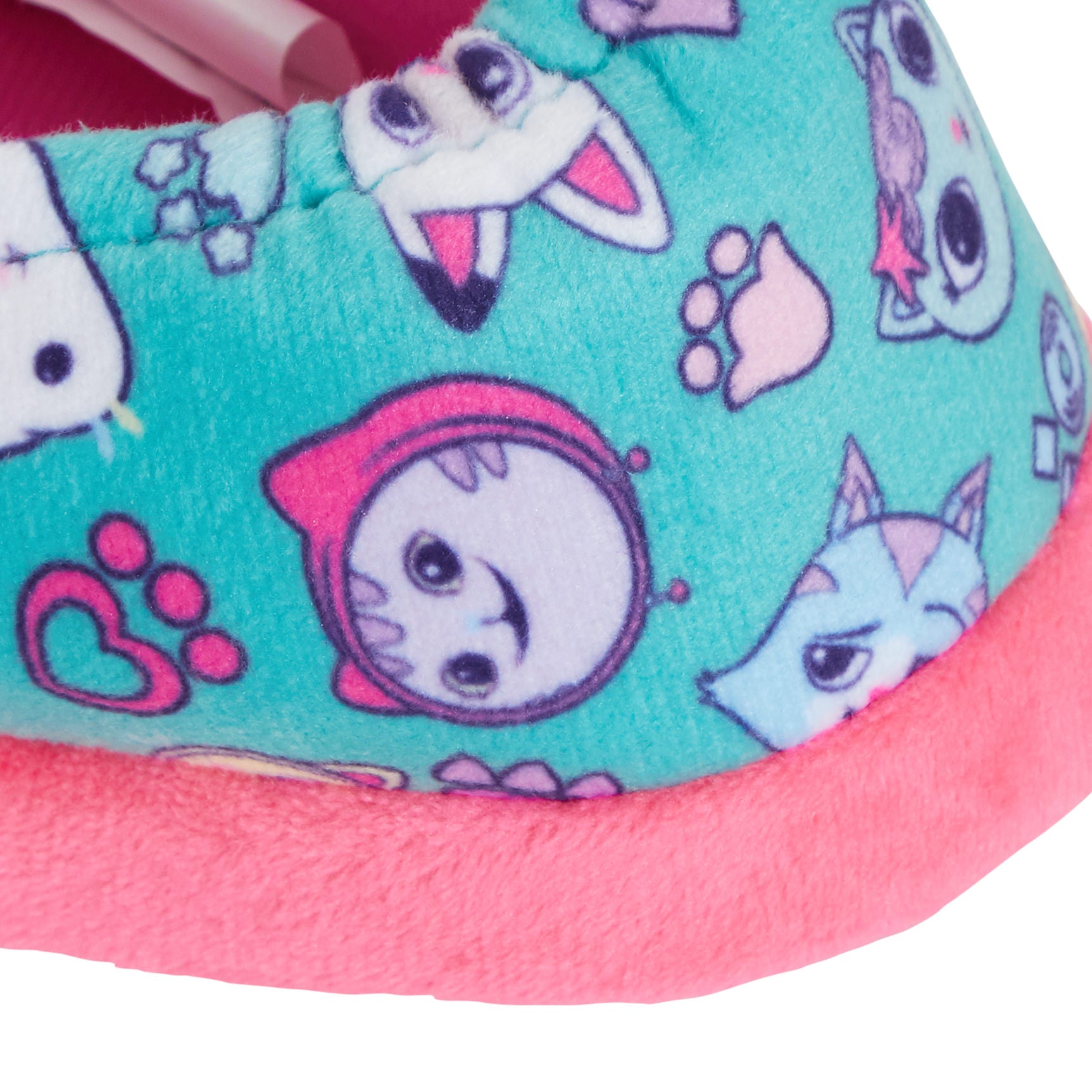 Girls Gabby's Dollhouse Slippers Kids Gabbys Pandy Paws Slip On Mules House Shoes