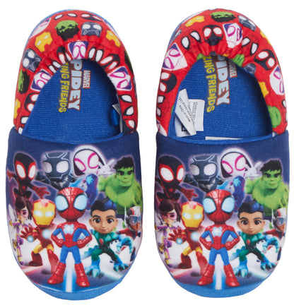 Spidey And His Amazing Friends Slippers Kids Marvel House Shoe Slip On Mule Gift