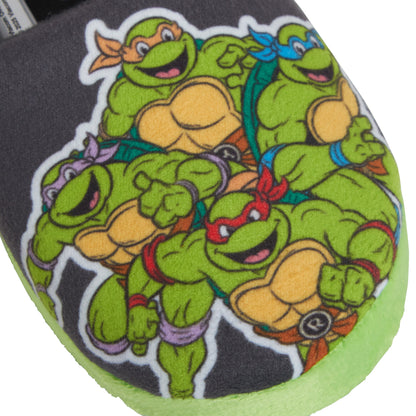 Teenage Mutant Ninja Turtles Slippers Kids TMNT House Shoes Slip On Mules Gift