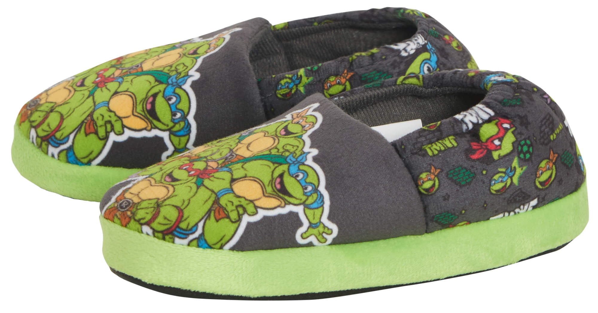 Teenage Mutant Ninja Turtles Slippers Kids TMNT House Shoes Slip On Mules Gift