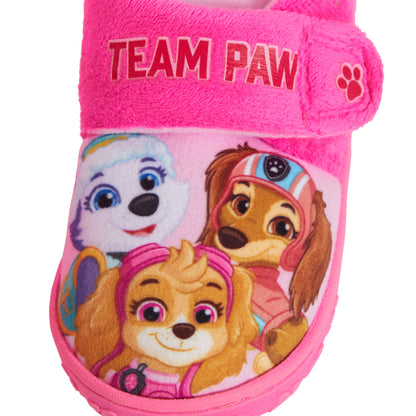 Girls PAW Patrol Slippers Kids Skye Everest Liberty Easy Fasten House Shoes Booties