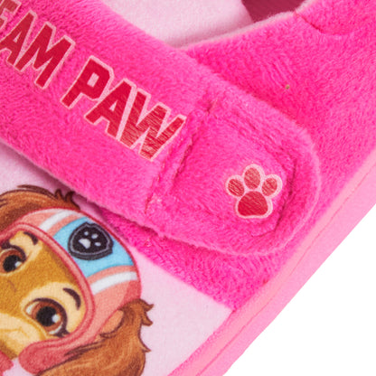 Girls PAW Patrol Slippers Kids Skye Everest Liberty Easy Fasten House Shoes Booties