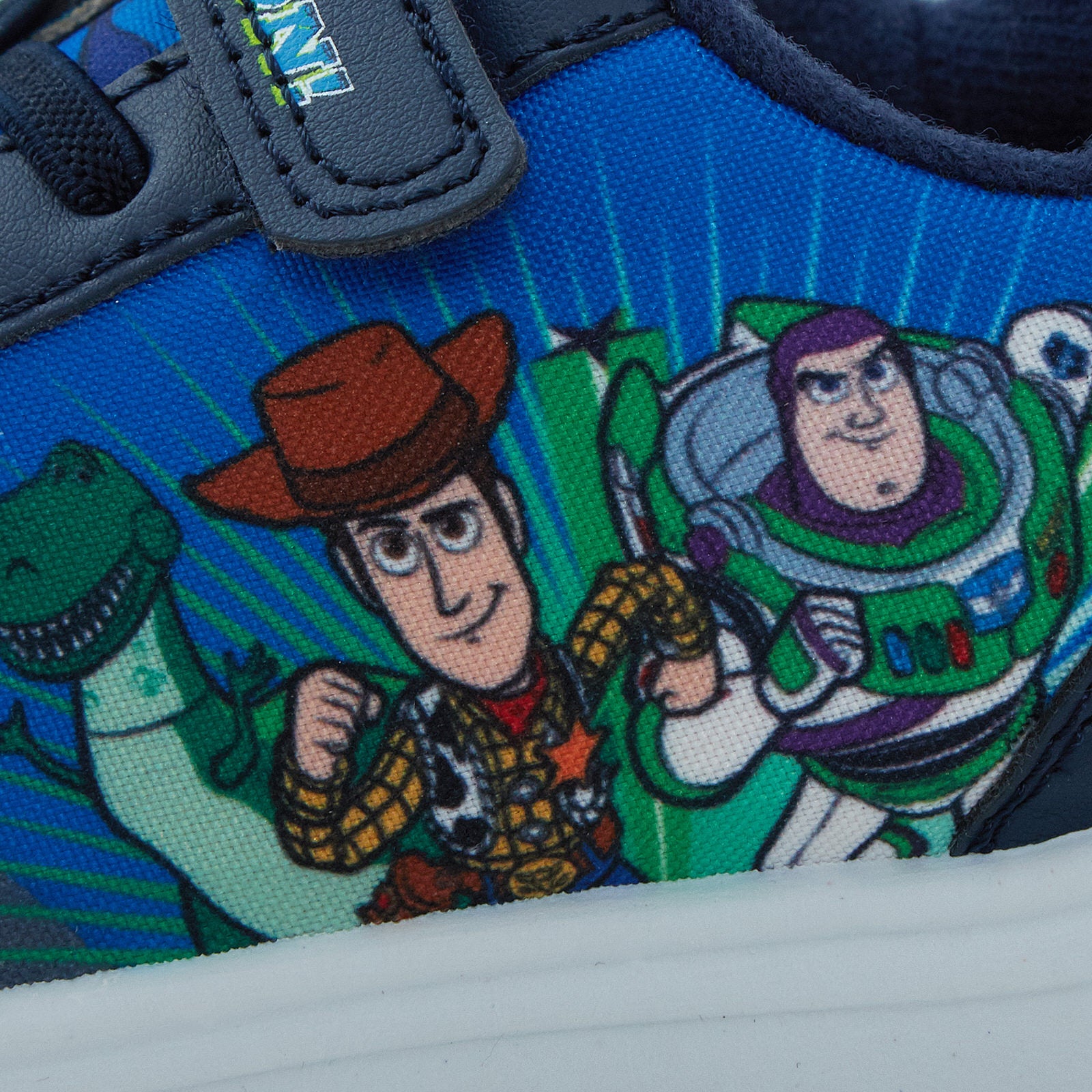Boys Toy Story Trainers Disney Elastic Easy Fasten Sports Sneakers Shoes Size
