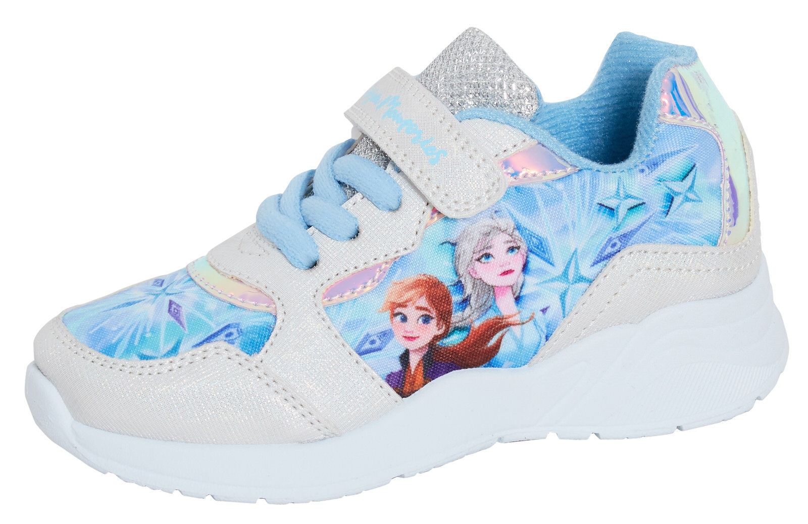 Girls Disney Frozen 2 Sports Trainers Kids Elsa Anna Easy Fasten Running Shoes