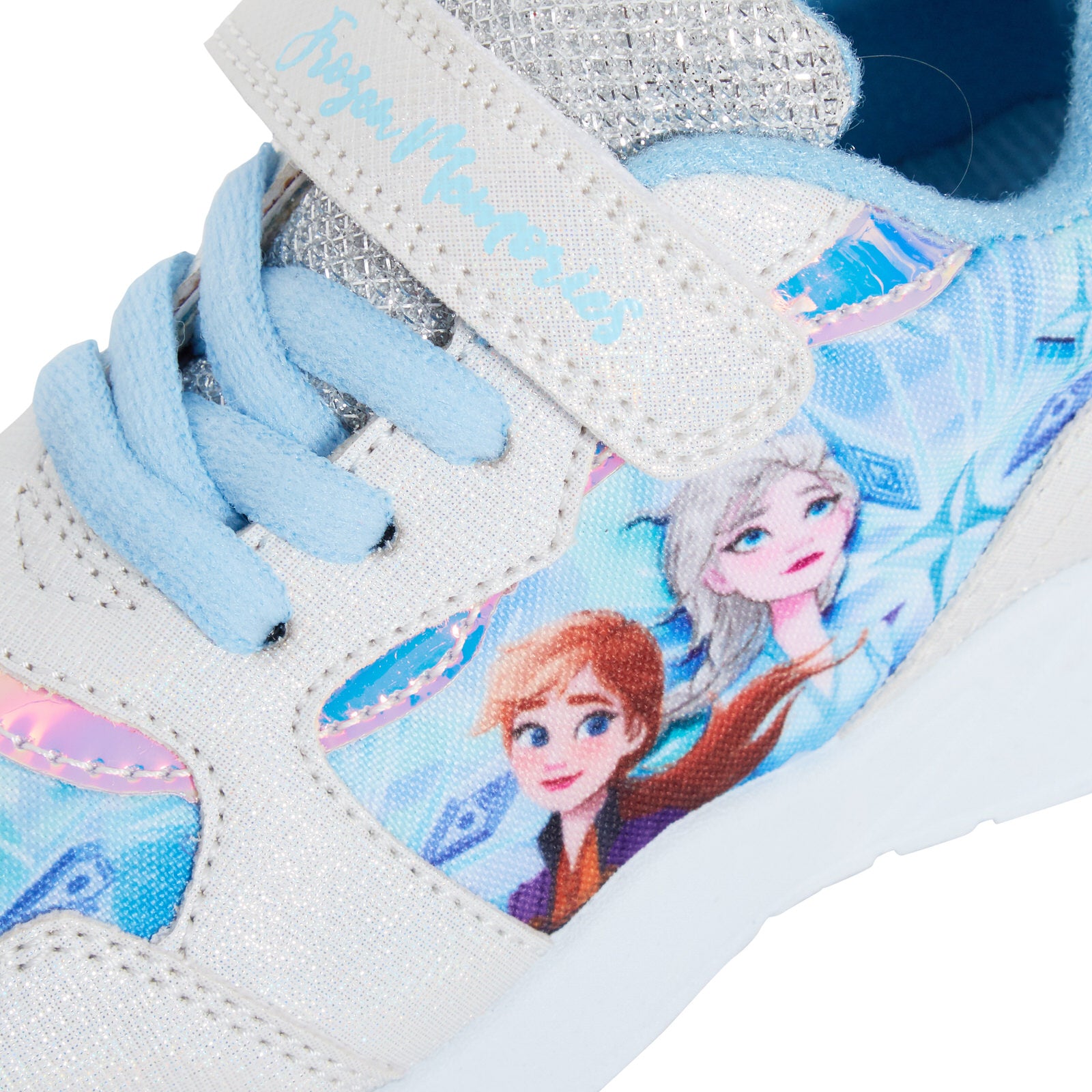 Girls Disney Frozen 2 Sports Trainers Kids Elsa Anna Easy Fasten Running Shoes
