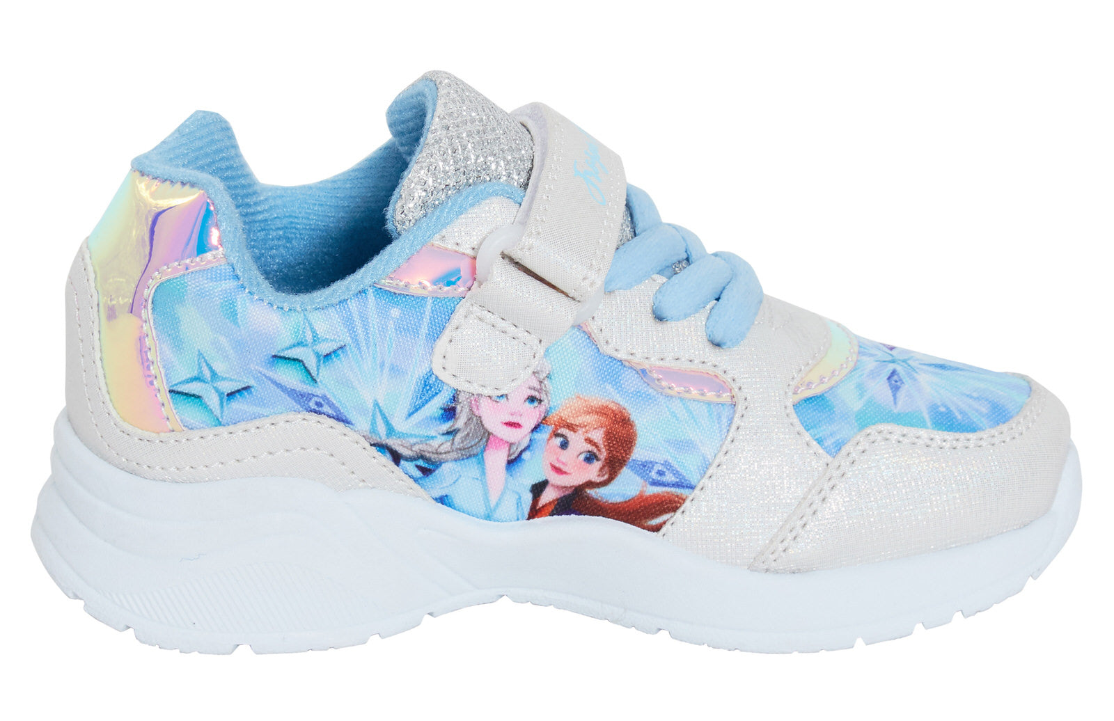 Girls Disney Frozen 2 Sports Trainers Kids Elsa Anna Easy Fasten Running Shoes