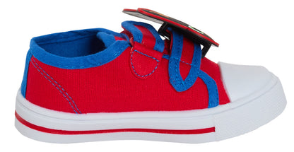 Bing Bunny Canvas Pumps Kids Character 3D Badge Easy Fasten Trainers Plimsolls