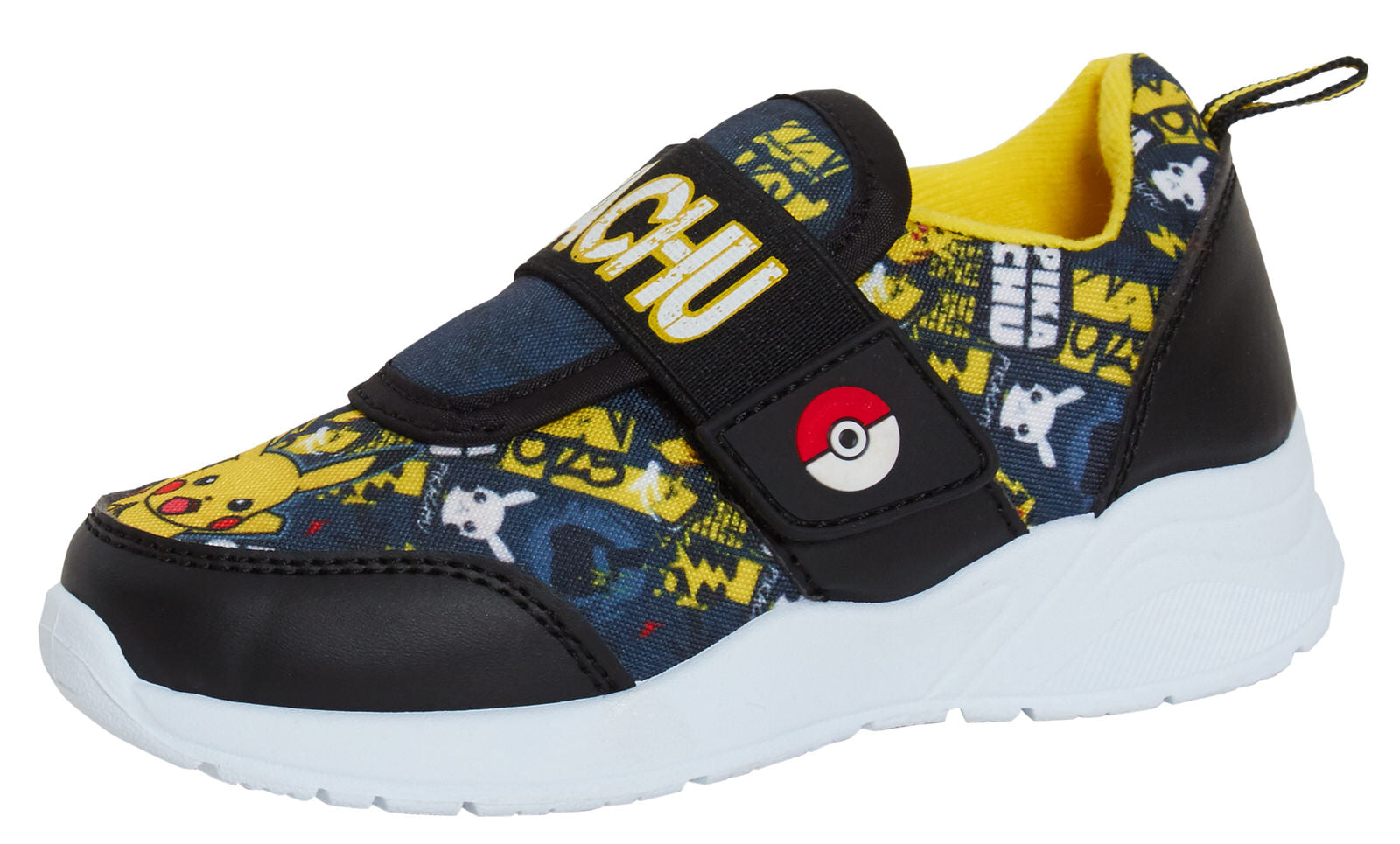 Boys Pokemon Trainers Kids Pikachu Easy Touch Fasten Sports Pumps Running Shoes