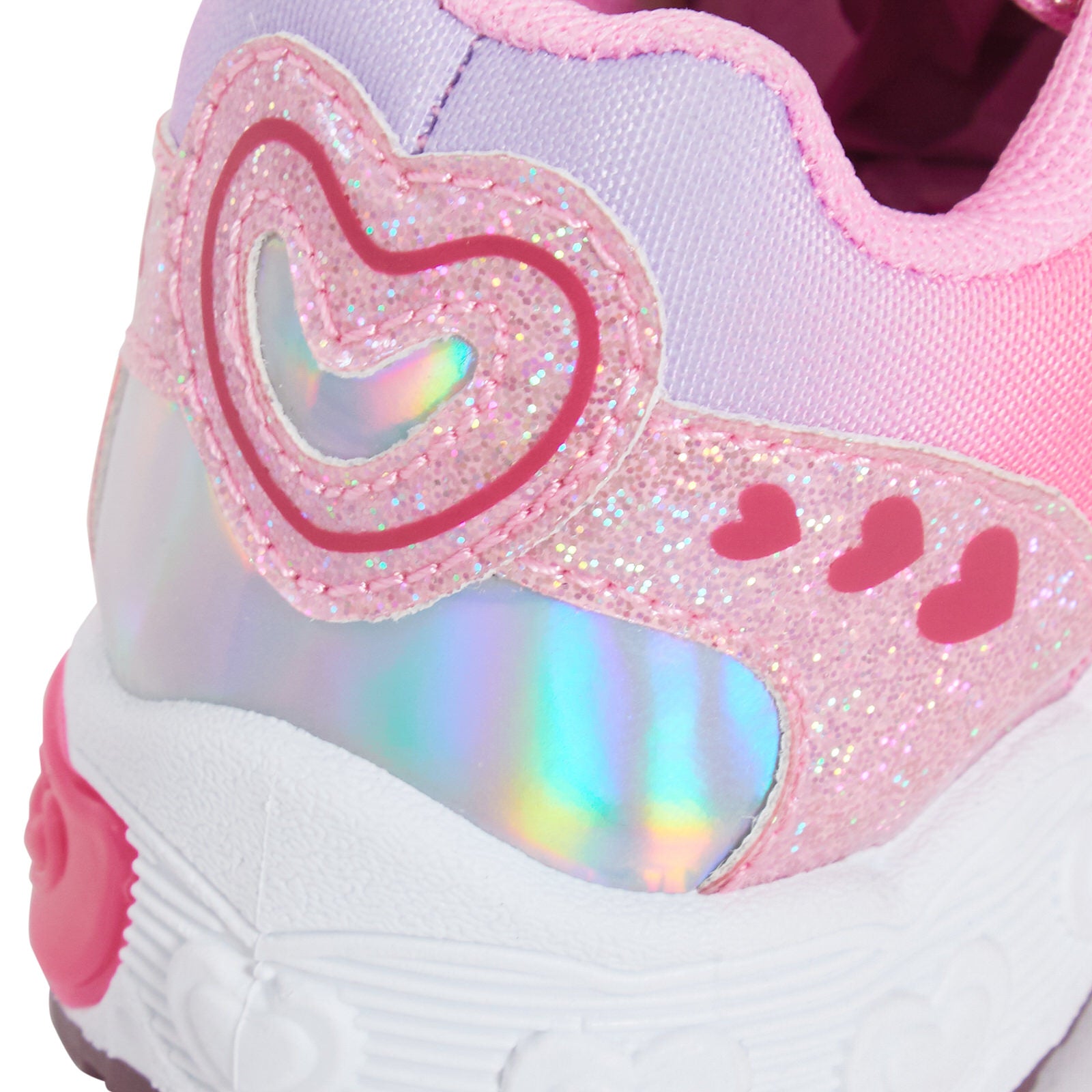 Girls Peppa Pig Light Up Trainers Kids Pink Flashing Lights Sports Shoes Pumps