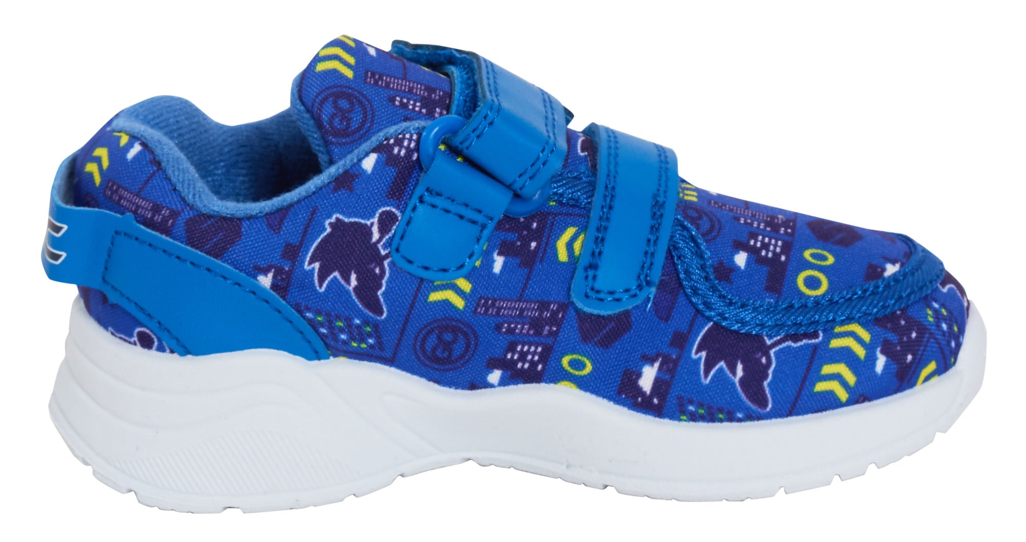 Boys Sonic The Hedgehog Trainers Kids Gamer Lightweight Sports Shoes Easy Fasten