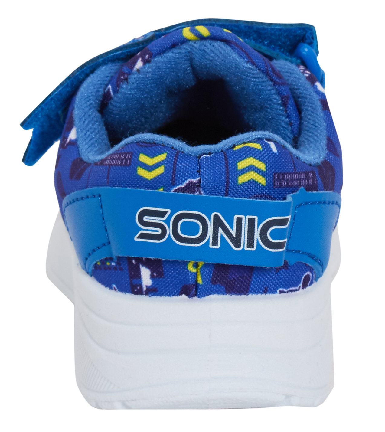 Boys Sonic The Hedgehog Trainers Kids Gamer Lightweight Sports Shoes Easy Fasten