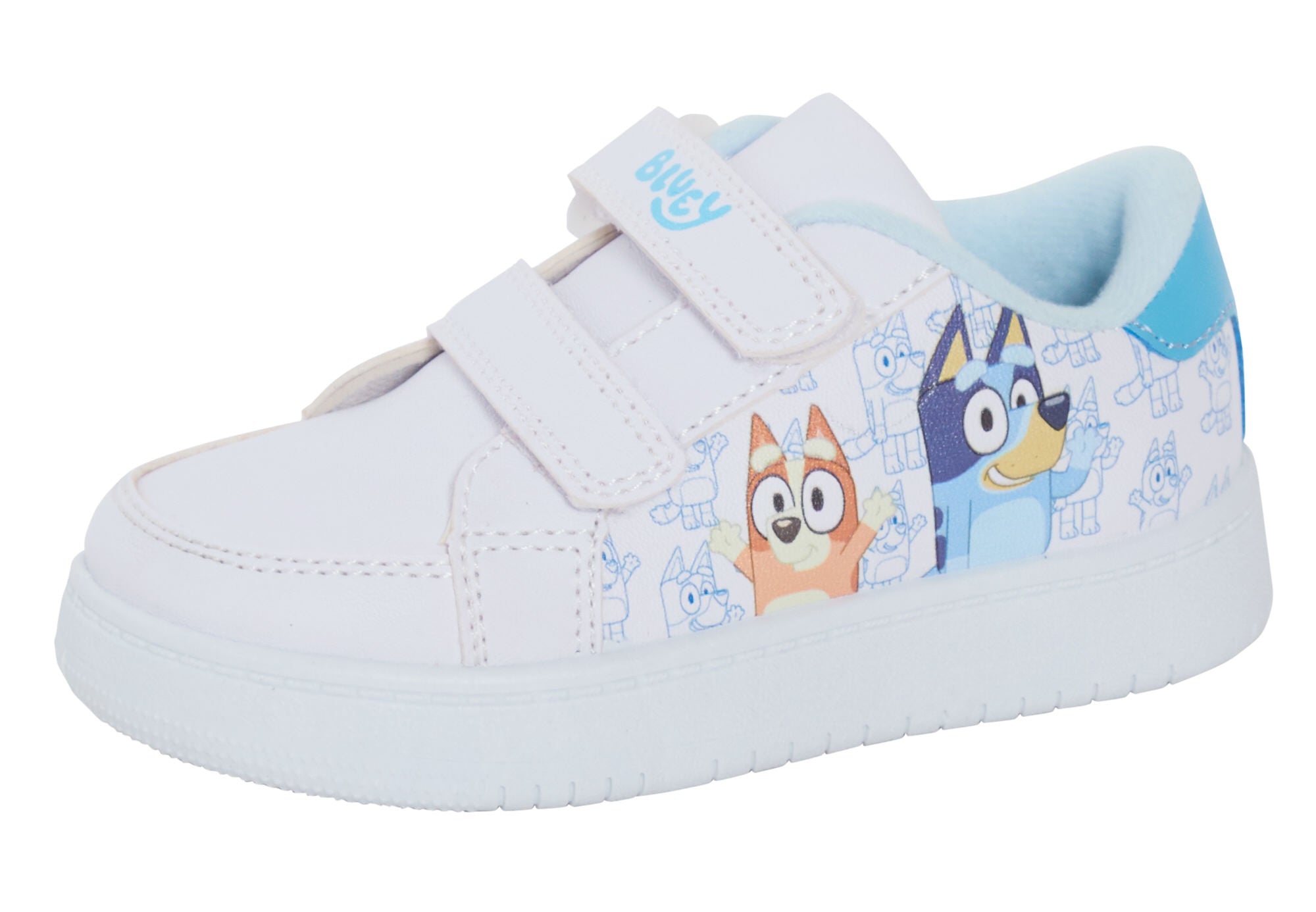 Bluey Trainers For Kids Boys Girls Puppy Lightweight Easy Fasten Sports Shoes