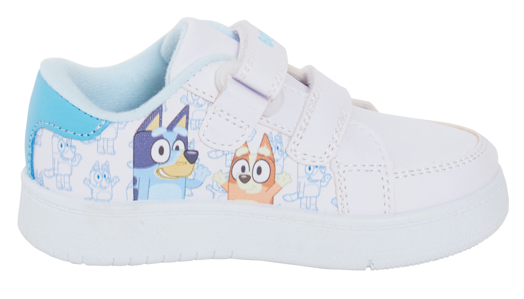 Bluey Trainers For Kids Boys Girls Puppy Lightweight Easy Fasten Sports Shoes