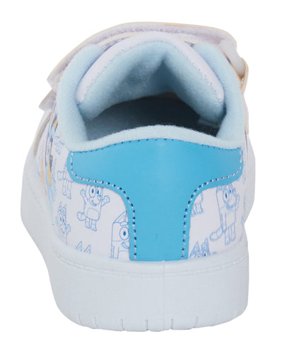 Bluey Trainers For Kids Boys Girls Puppy Lightweight Easy Fasten Sports Shoes
