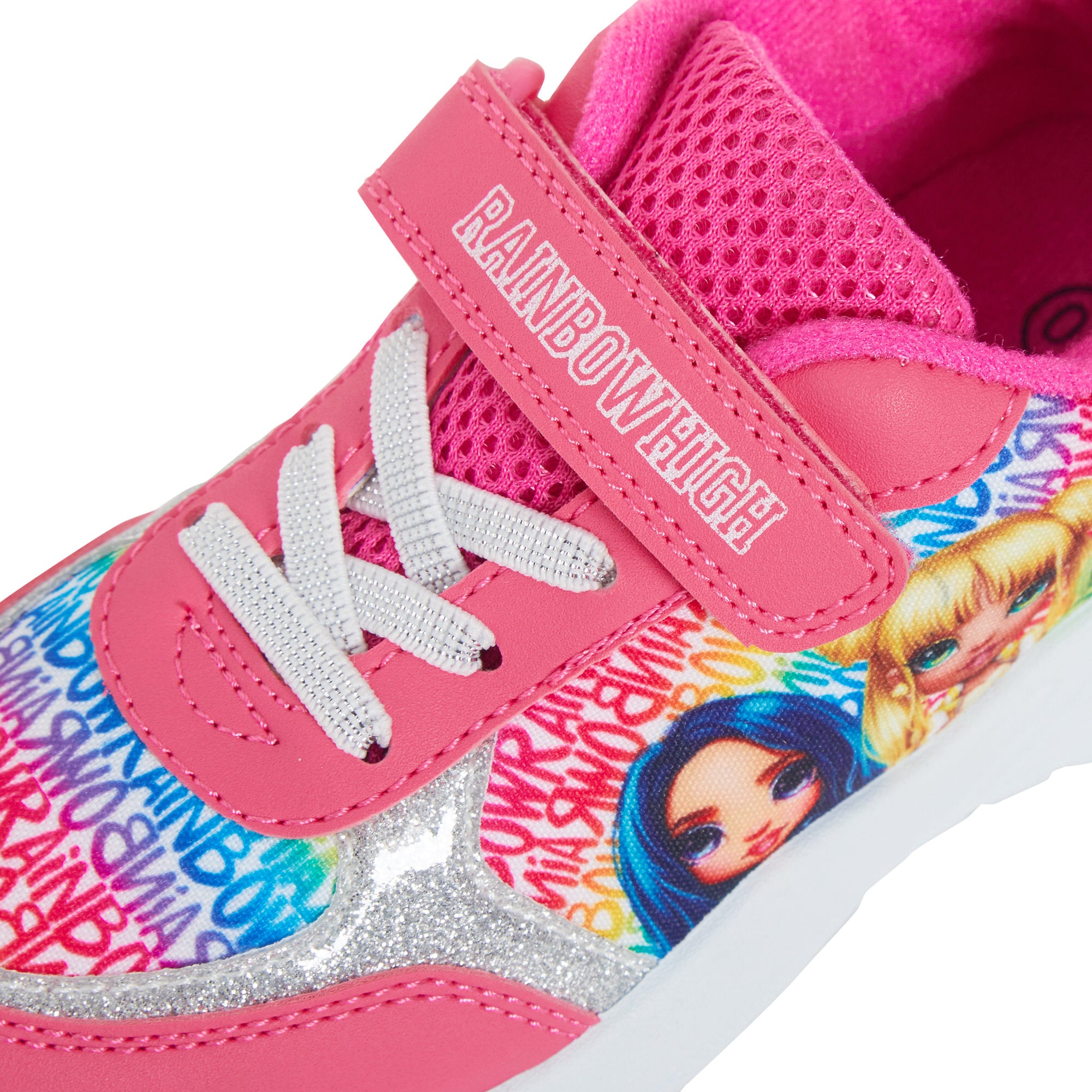 Rainbow High Girls Trainers Kids Fashion Doll Easy Touch Fasten Sports Shoes