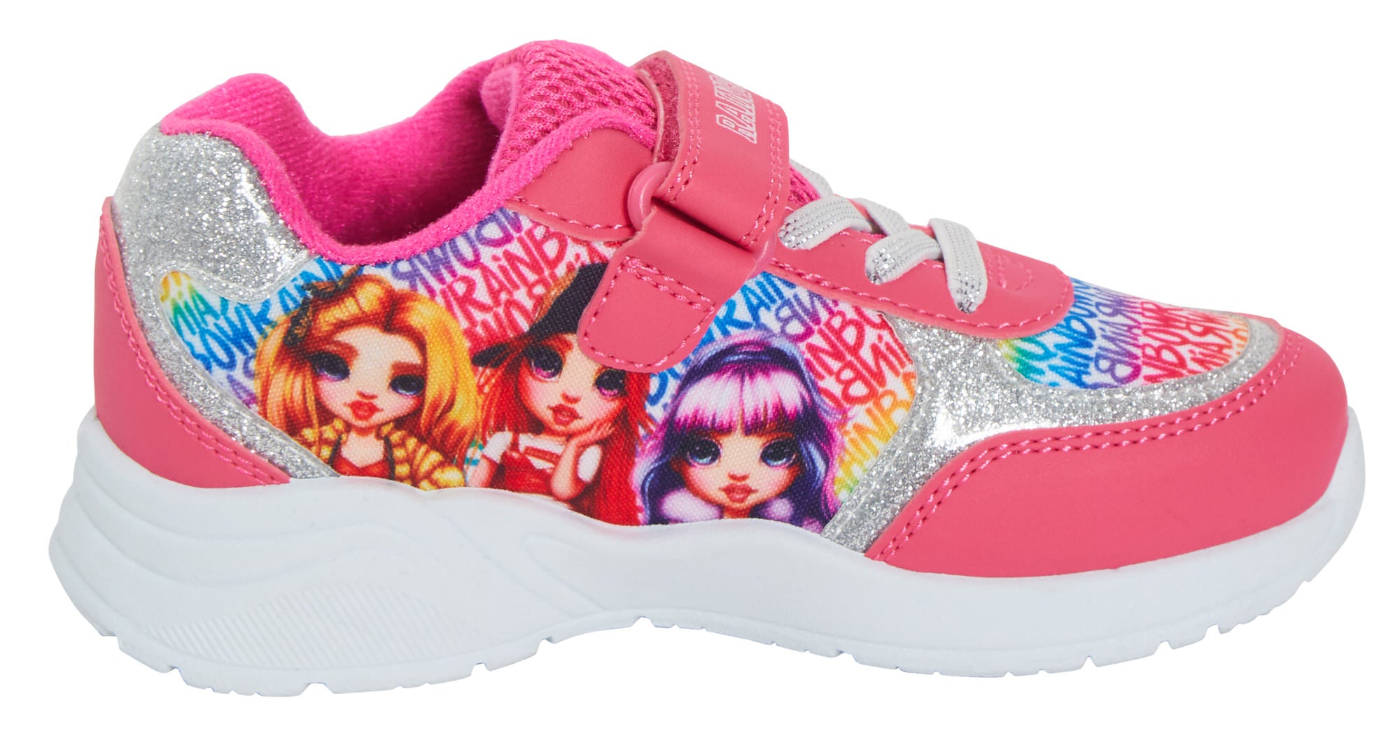 Rainbow High Girls Trainers Kids Fashion Doll Easy Touch Fasten Sports Shoes