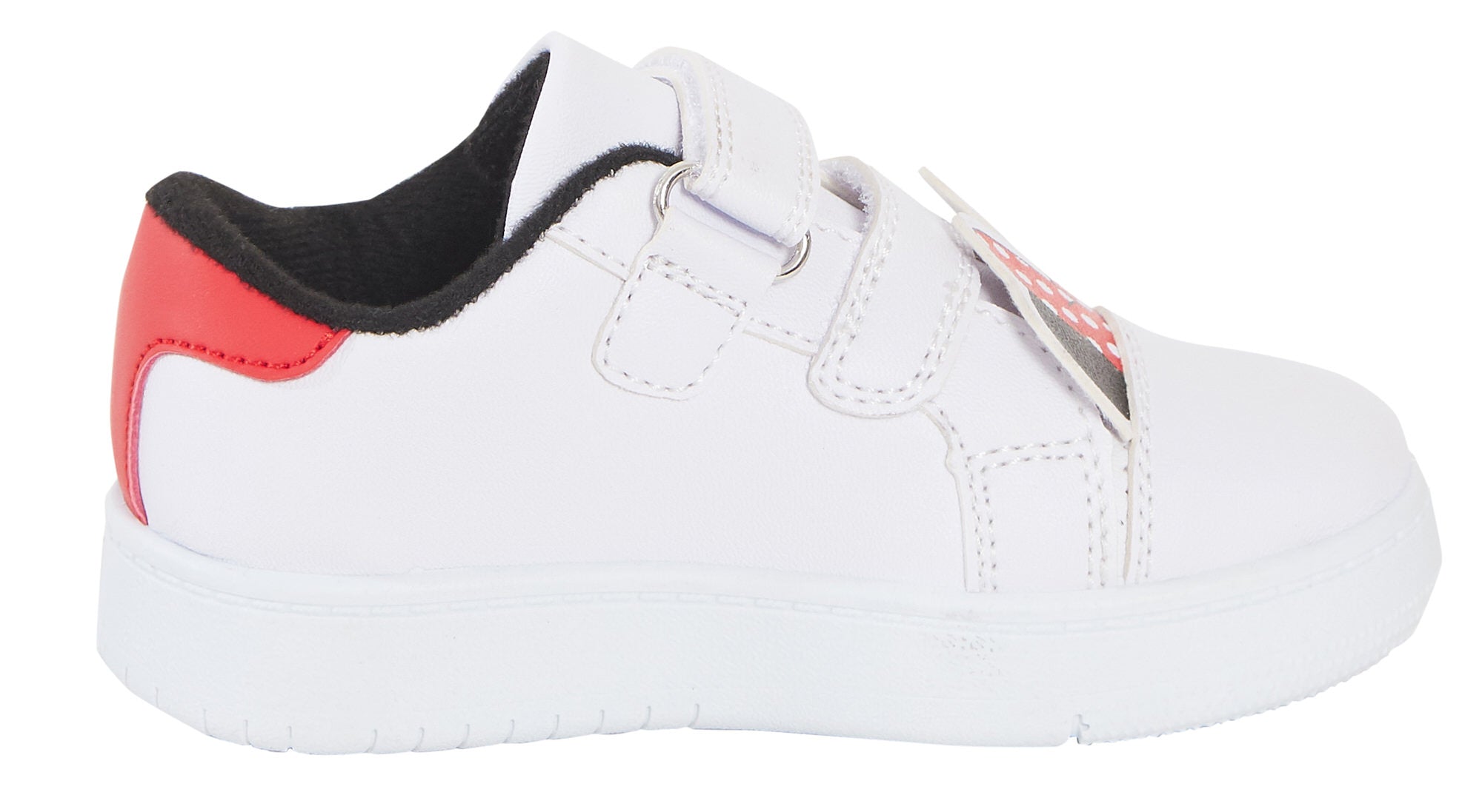 Girls Disney Minnie Mouse Trainers 3D Ears White Sports Shoes Plimsoll Pumps