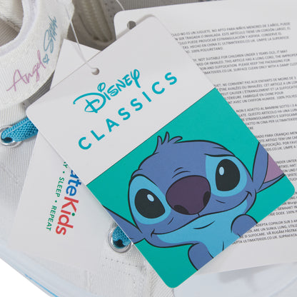 Girls Disney Stitch Hi Top Trainers Canvas Pumps Kids Teens Angel Sports Shoes