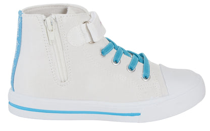 Girls Disney Stitch Hi Top Trainers Canvas Pumps Kids Teens Angel Sports Shoes