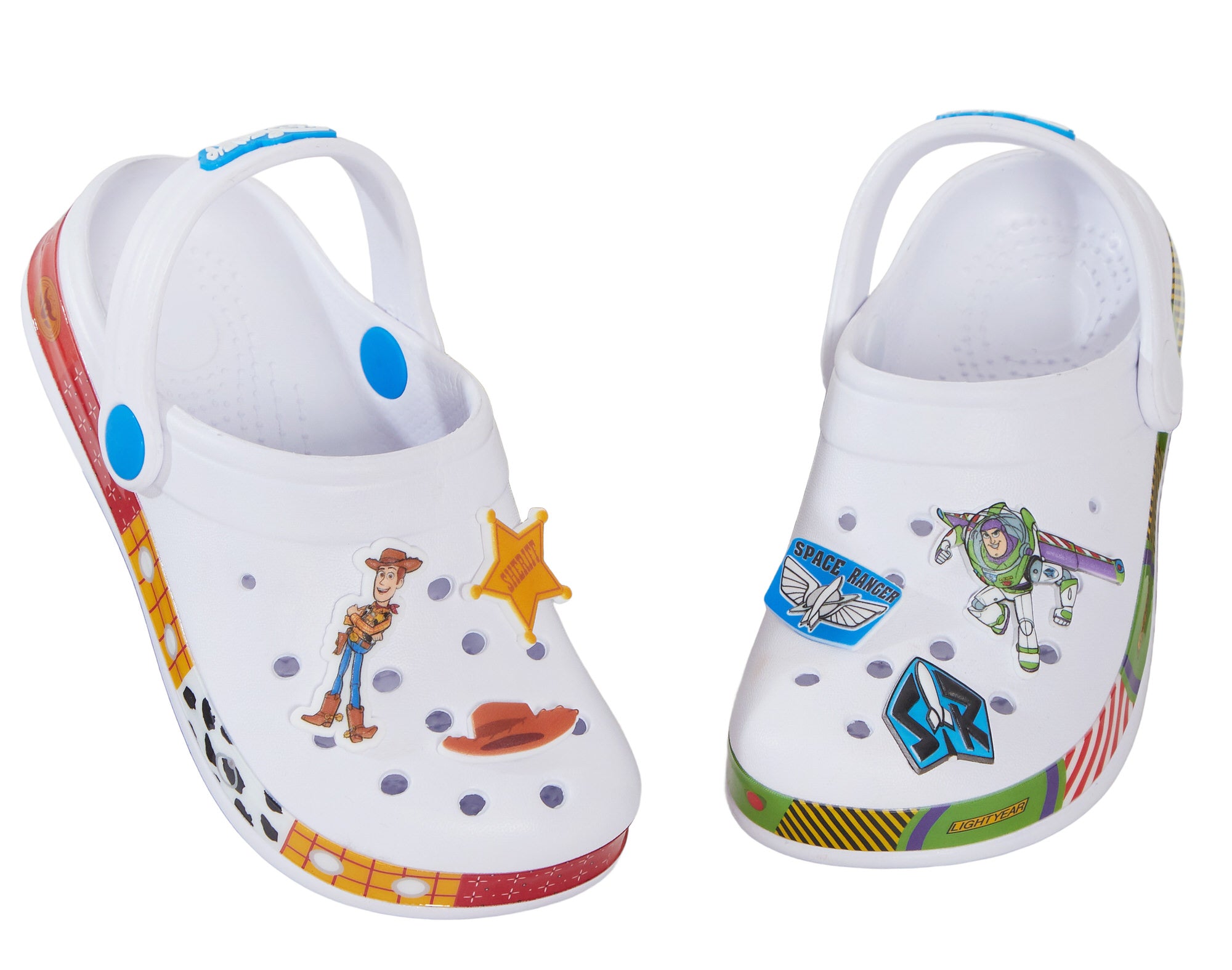 Disney Toy Story Clogs Sandals + Charms Kids Buzz Woody Indoor Outdoor Shoes