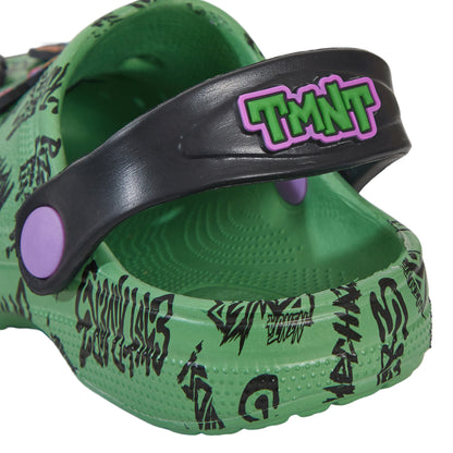Boys Teenage Mutant Ninja Turtles Clogs Sandals Charms TMNT Sliders Indoor Shoes