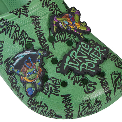 Boys Teenage Mutant Ninja Turtles Clogs Sandals Charms TMNT Sliders Indoor Shoes