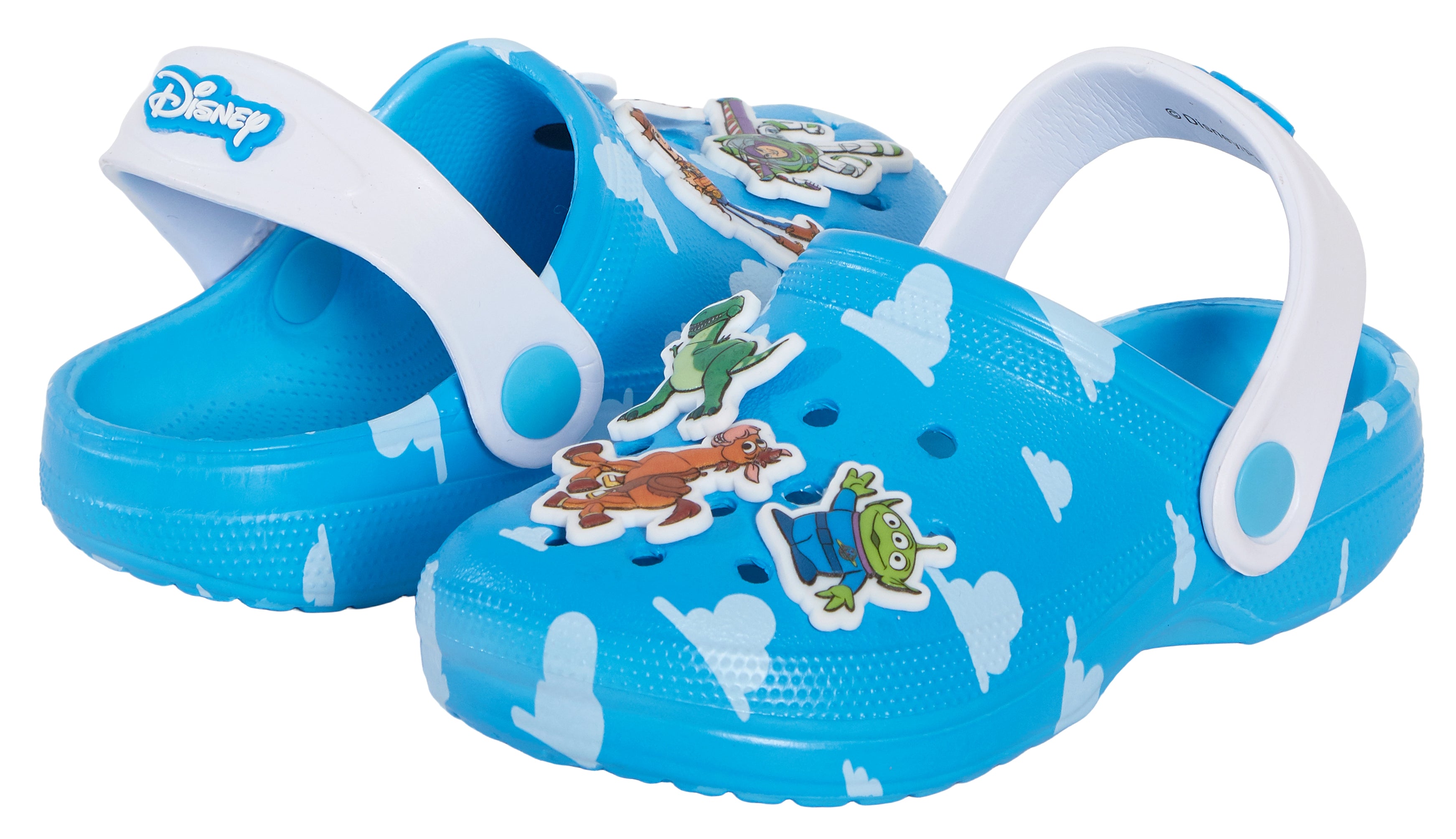 Disney Toy Story Clogs Sandals + Charms Kids Buzz Woody Indoor Outdoor Shoes