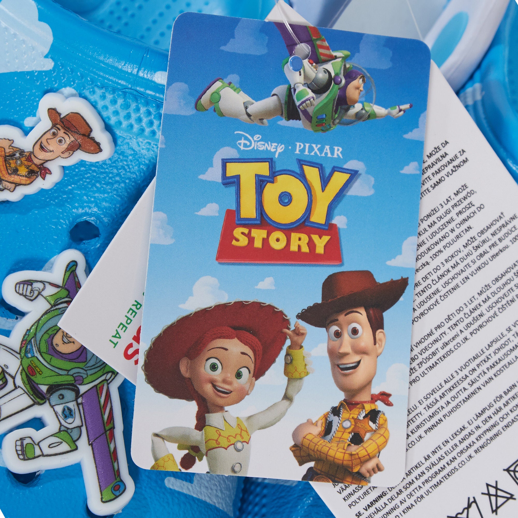 Disney Toy Story Clogs Sandals + Charms Kids Buzz Woody Indoor Outdoor Shoes