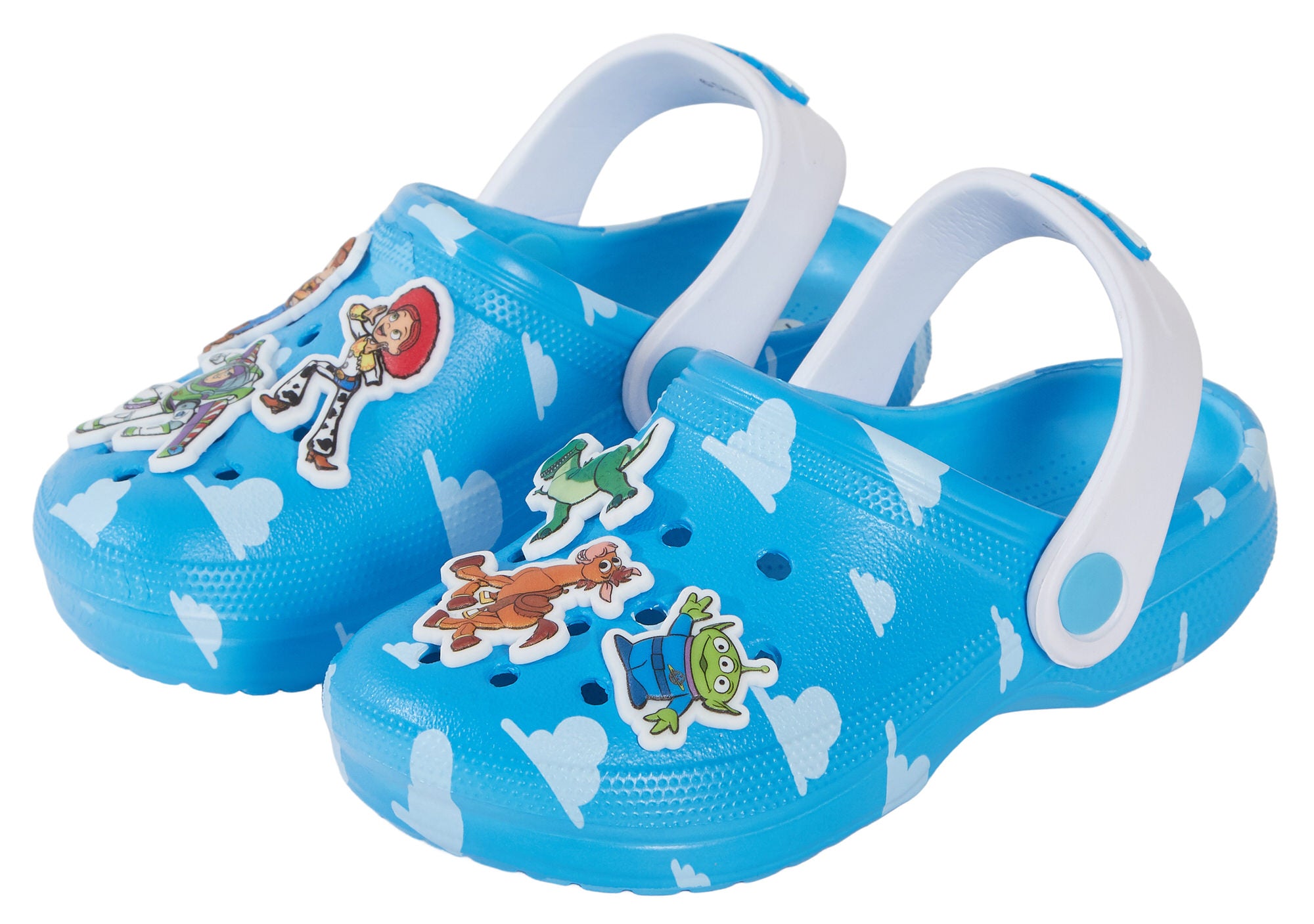 Disney Toy Story Clogs Sandals + Charms Kids Buzz Woody Indoor Outdoor Shoes