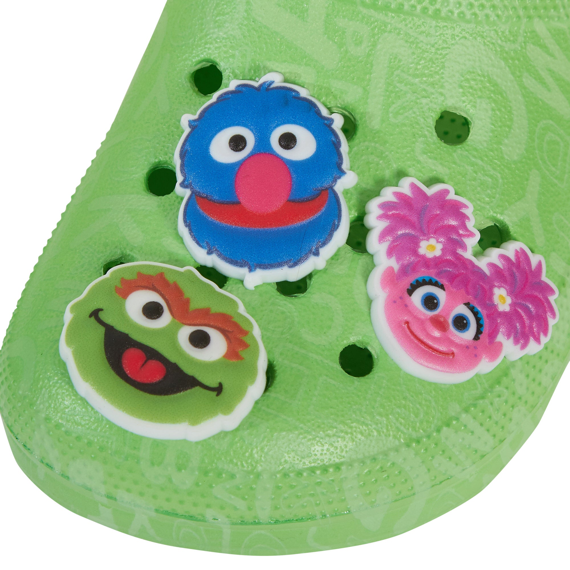 Girls Boys Sesame Street Clogs Sandals + Charms Badges Elmo Kids Indoor Shoes