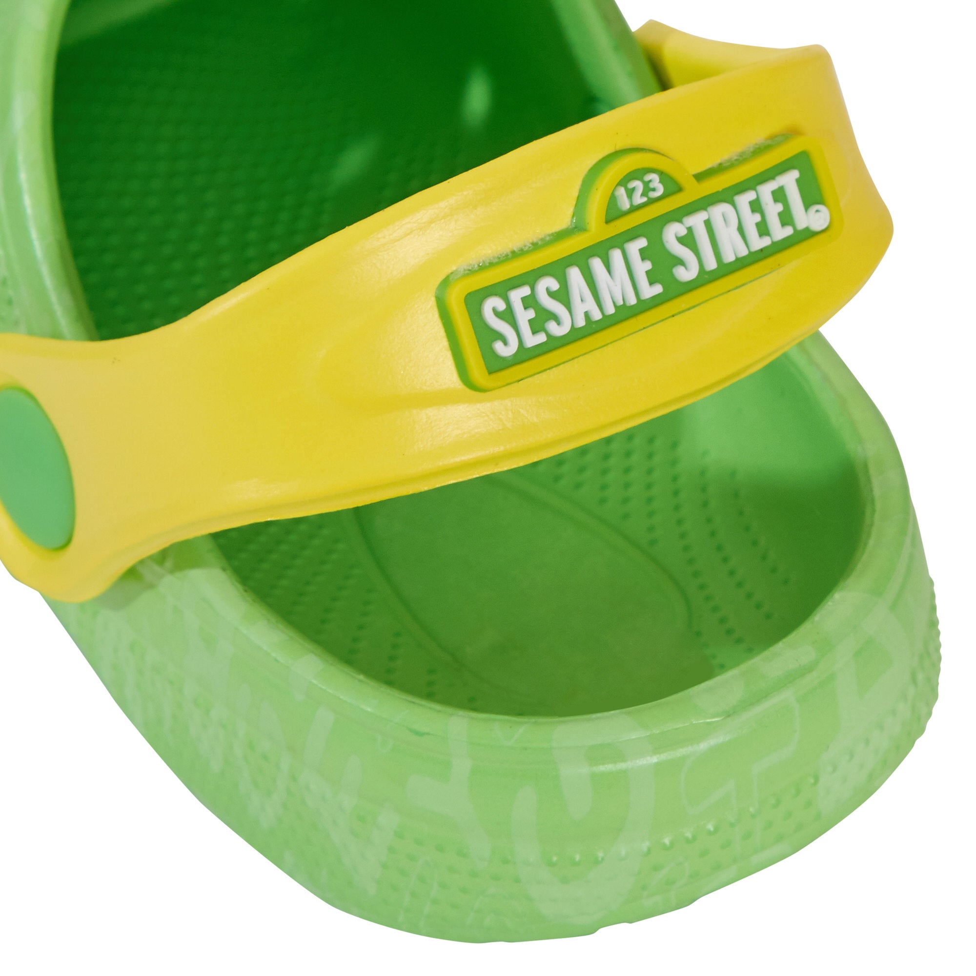 Girls Boys Sesame Street Clogs Sandals + Charms Badges Elmo Kids Indoor Shoes