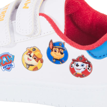 Kids Paw Patrol Trainers Chase Marshall White Sports Shoe Tennis Plimsolls Pumps