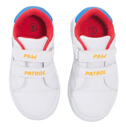 Kids Paw Patrol Trainers Chase Marshall White Sports Shoe Tennis Plimsolls Pumps
