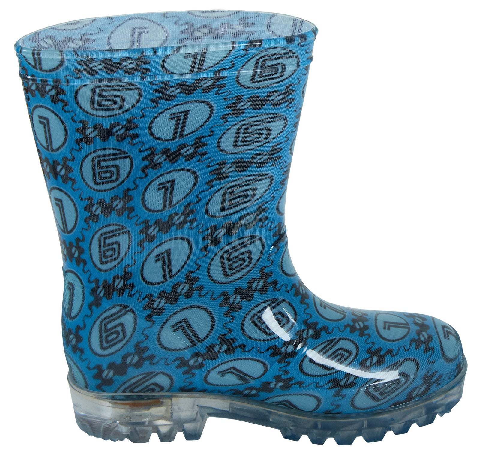 Thomas The Tank Engine Light Up Wellington Boots Kids Flashing Rain Snow Wellies