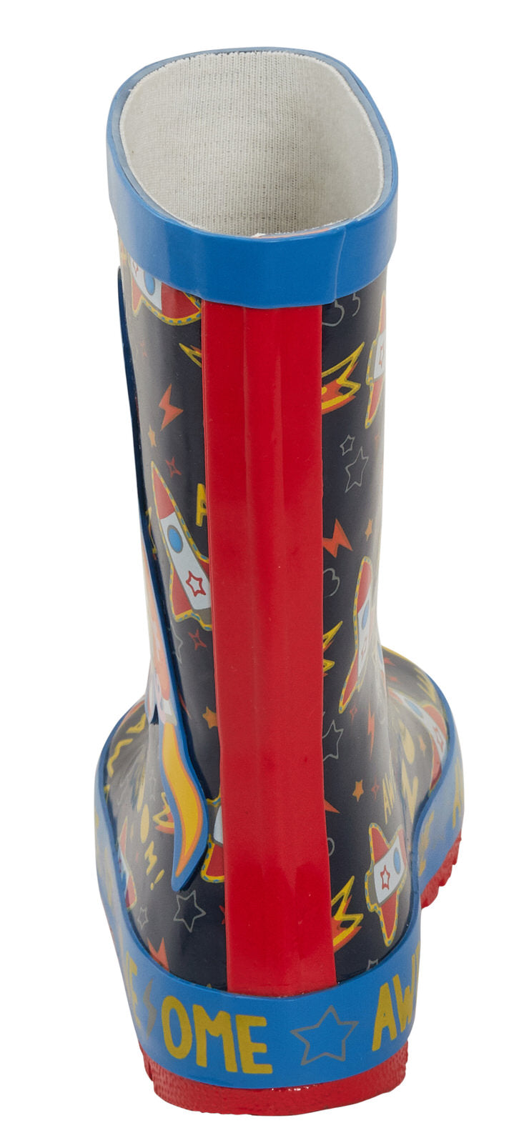 Peppa Pig George Pig Space Astronaut Rubber Wellington Boots Kids Snow Wellies