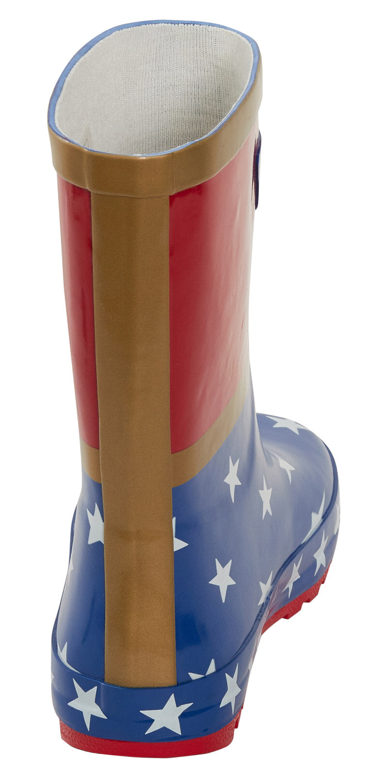 DC Comics Wonder Woman Rubber Wellington Boots Kids Rain Snow Shoes Gold Wellies