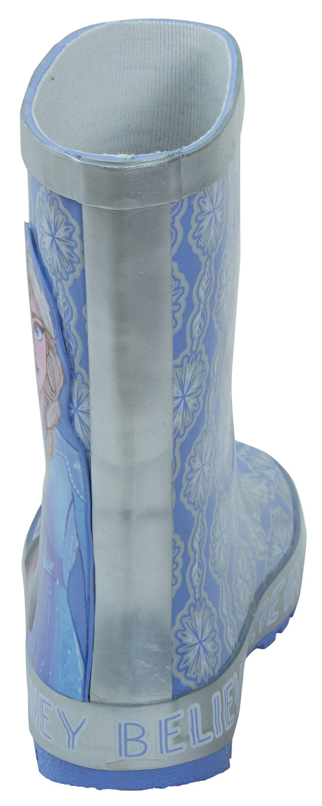 Disney Frozen 2 3D Rubber Wellington Boots Kids Elsa Anna Rain Snow Wellies Size
