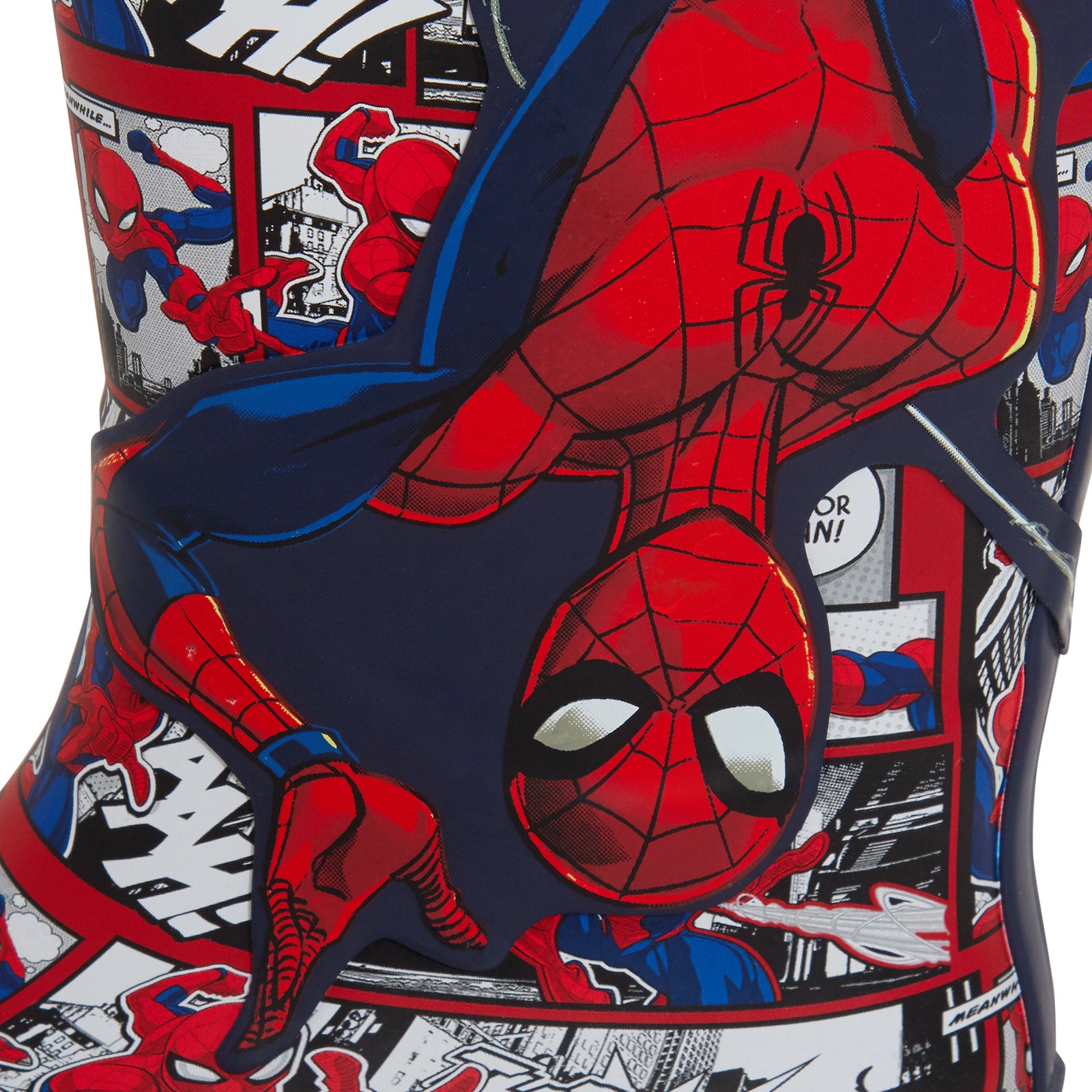 Boys Spiderman Wellington Boots Kids Marvel Rubber Wellies Rain Shoes Wellys