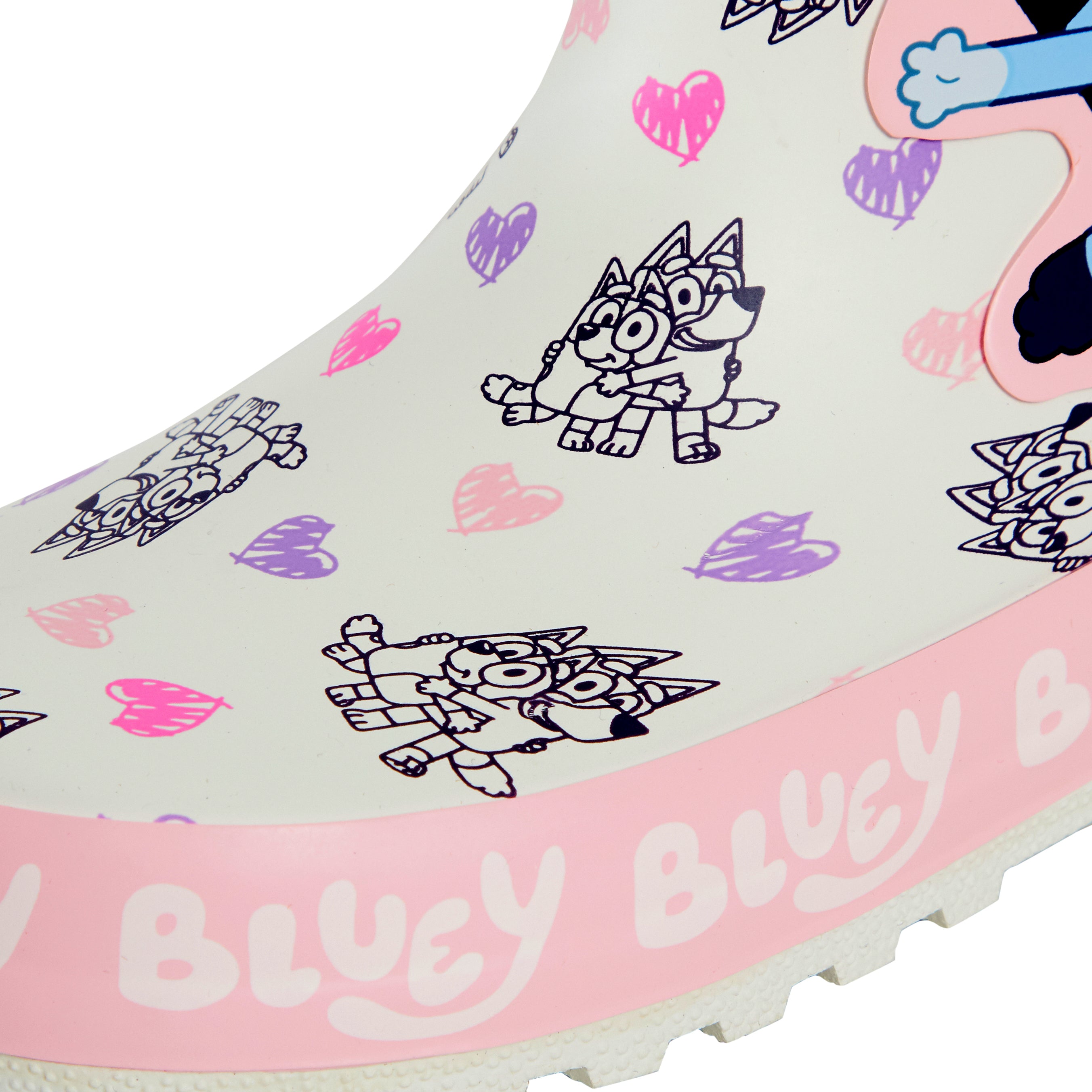 Girls Bluey Wellies Kids Rubber Wellington Boots Bingo Girls Rain Boots Wellys